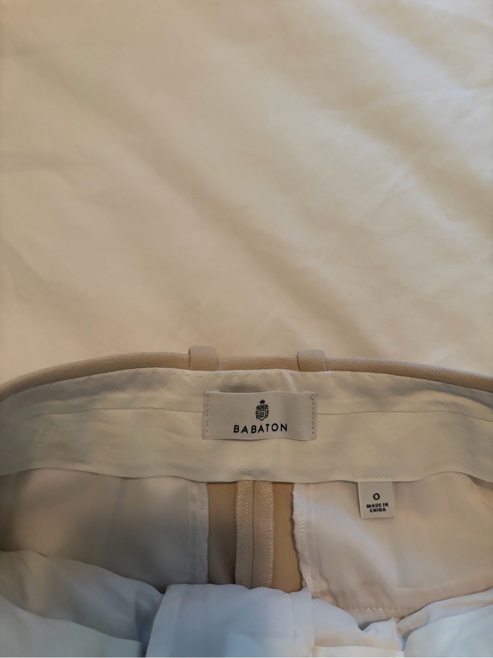 Babaton Cream dress pants